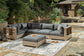 Citrine Park 5-Piece Outdoor Sectional with Ottoman
