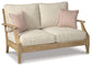 Clare View Outdoor Sofa and Loveseat with Coffee Table