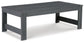 Ashley Express - Amora Outdoor Coffee Table with 2 End Tables