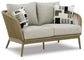 Swiss Valley Outdoor Sofa and Loveseat with 2 Lounge Chairs