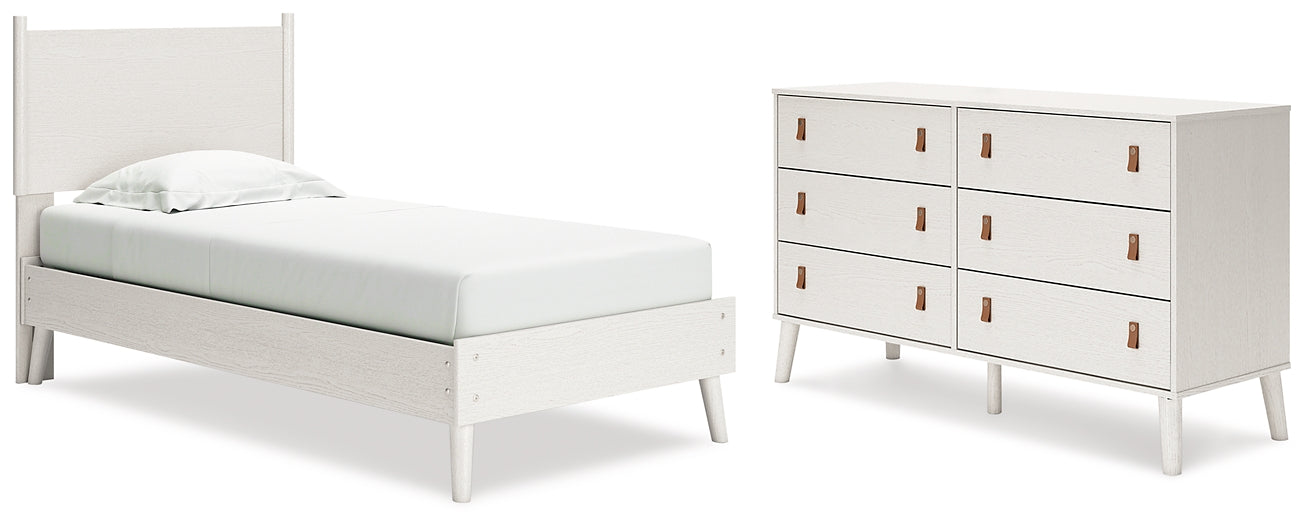 Ashley Express - Aprilyn Twin Panel Bed with Dresser